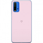 Mobile case for Xiaomi Redmi Note 9 4G with Heart design