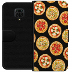 Wallet case for Xiaomi Redmi Note 9S with Pizza design Wallet case for Xiaomi Redmi Note 9S with Pizza design