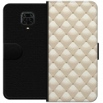 Wallet case for Xiaomi Redmi Note 9S with Gold shine design