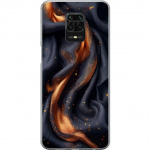 Mobile case for Xiaomi Redmi Note 9S with Fiery silk design