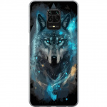 Mobile case for Xiaomi Redmi Note 9S with Wolf design