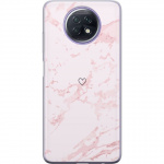Mobile case for Xiaomi Redmi Note 9T with Pink Heart design