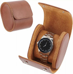 Resefodral i PU-läder 1 klocka, Brun