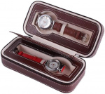 Klockfodral för 2 klockor, Brun