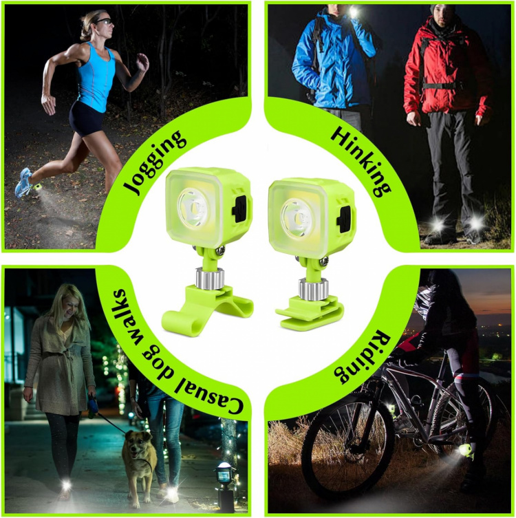 Laddningsbara LED-lampor för skor - Perfekt för kvällslöpning & utomhusaktiviteter!