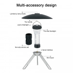 Multifunktionell Campinglampa – uppladdningsbar 