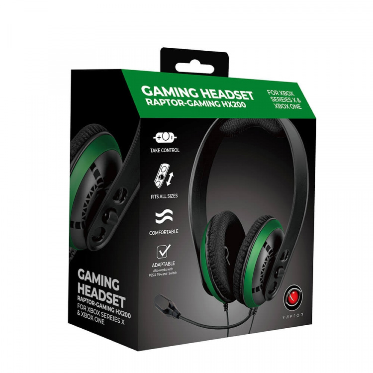 Raptor Headset XBOX Black Raptor Headset XBOX Black