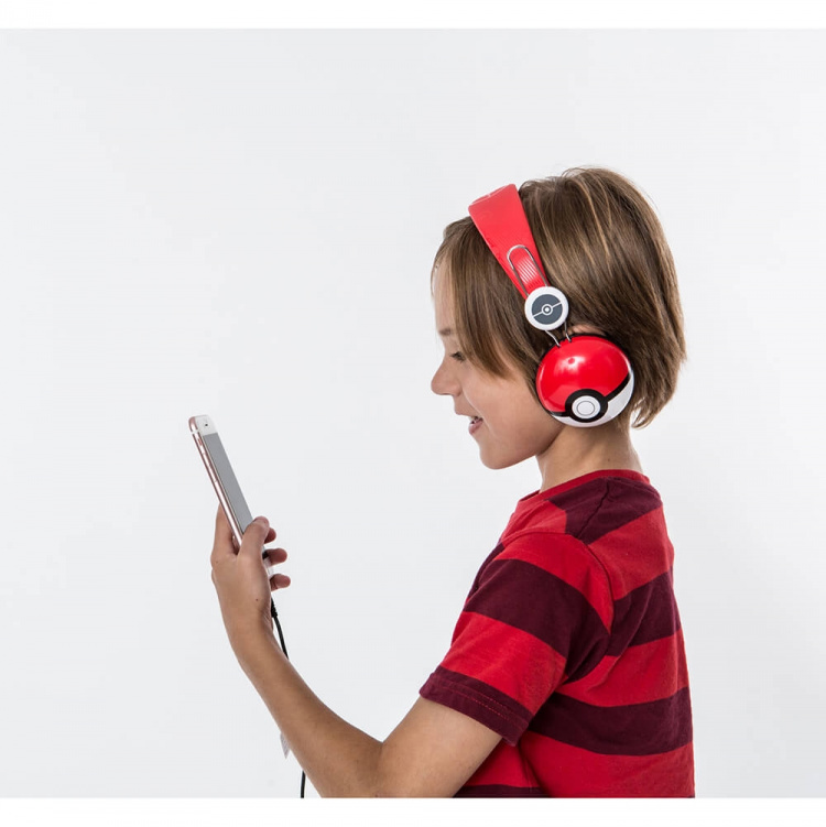 POKEMON Headphone Dome Tween On-Ear 90dB Pokeball POKEMON Headphone Dome Tween On-Ear 90dB Pokeball