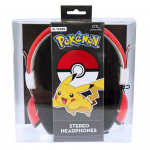POKEMON Headphone Dome Tween On-Ear 90dB Pokeball POKEMON Headphone Dome Tween On-Ear 90dB Pokeball