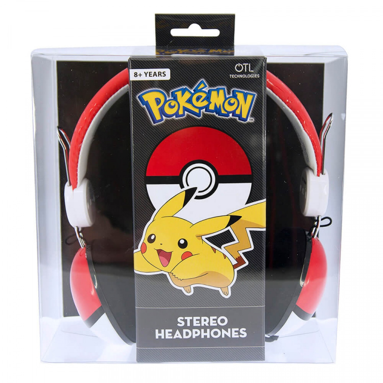 POKEMON Headphone Dome Tween On-Ear 90dB Pokeball POKEMON Headphone Dome Tween On-Ear 90dB Pokeball