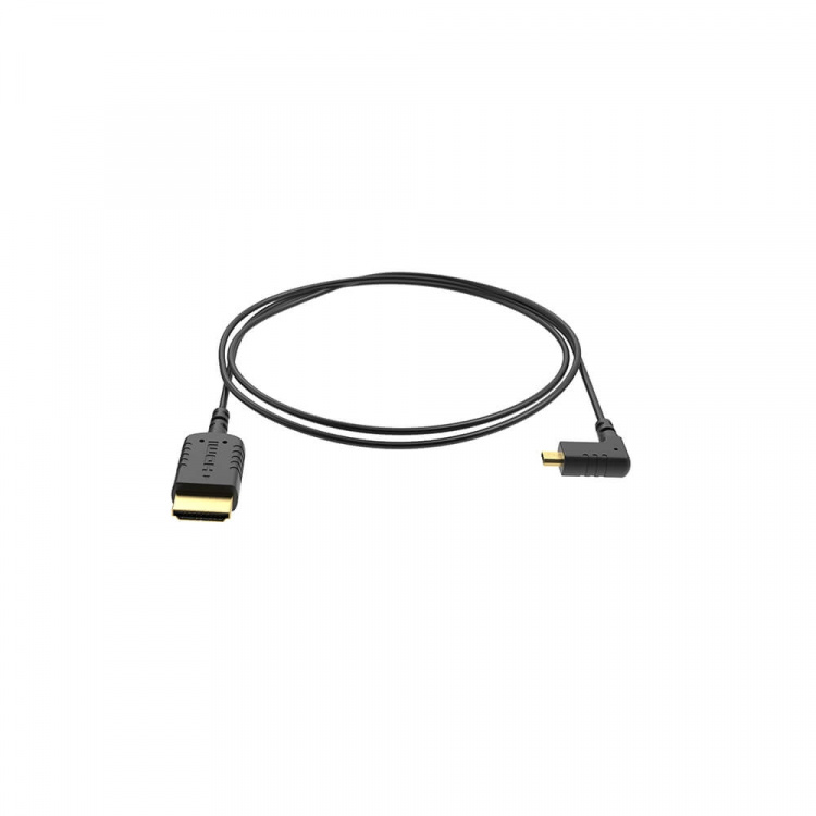 8Sinn Cable Micro HDMI-HDMI Vinklad Extra Tunn 40cm