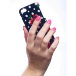 ACCESSORIZE Wallet iPhone4 Polka Black
