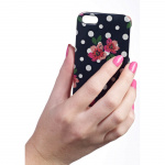ACCESSORIZE Wallet iPhone4 Polka Black