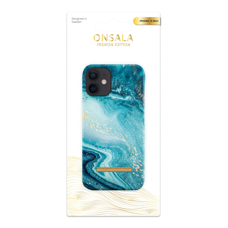 Onsala Mobile Case Soft Blue Sea Marble iPhone 13 Mini Onsala Mobile Case Soft Blue Sea Marble iPhone 13 Mini