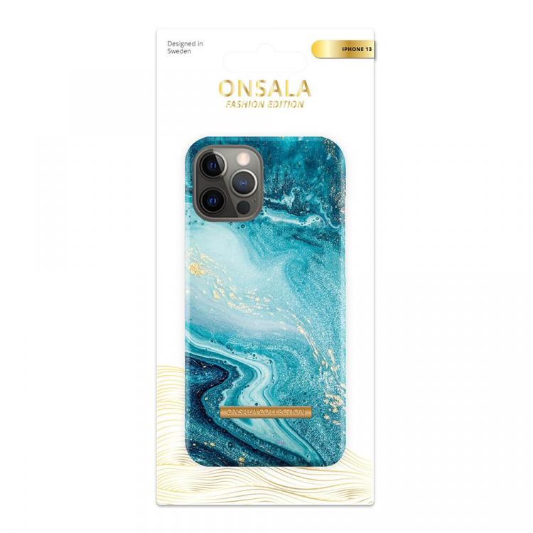 Onsala Mobile Case Soft Blue Sea Marble iPhone 13 Onsala Mobile Case Soft Blue Sea Marble iPhone 13