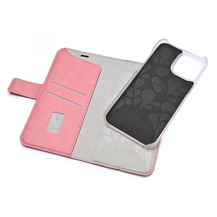 Onsala Wallet Case Dusty Pink - iPhone 13 Pro Max Onsala Wallet Case Dusty Pink - iPhone 13 Pro Max
