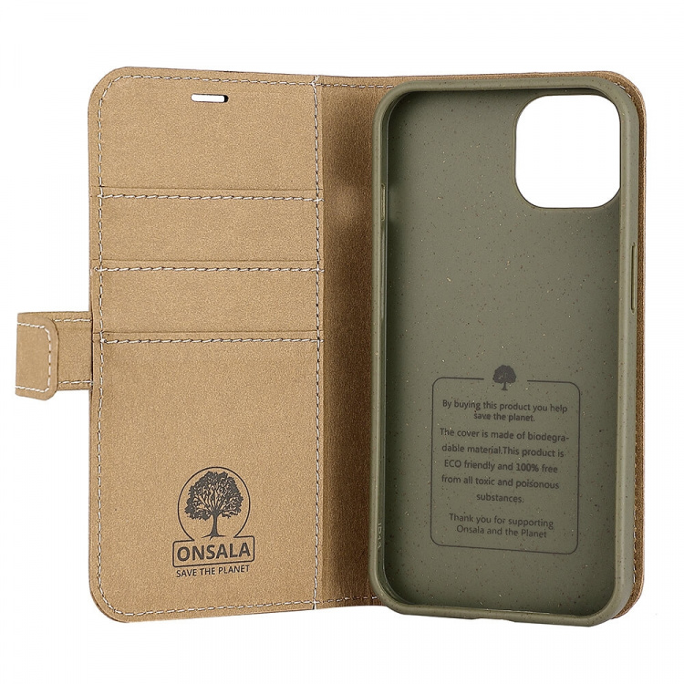 Onsala Wallet Case Sand - iPhone 13 Onsala Wallet Case Sand - iPhone 13