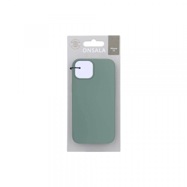Onsala Mobile Cover Silicone Pine Green iPhone 13