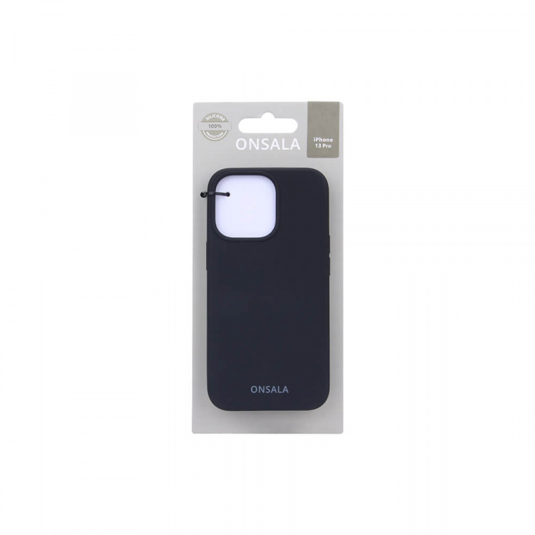 Onsala Phone Case Silicone Black - iPhone 13 Pro