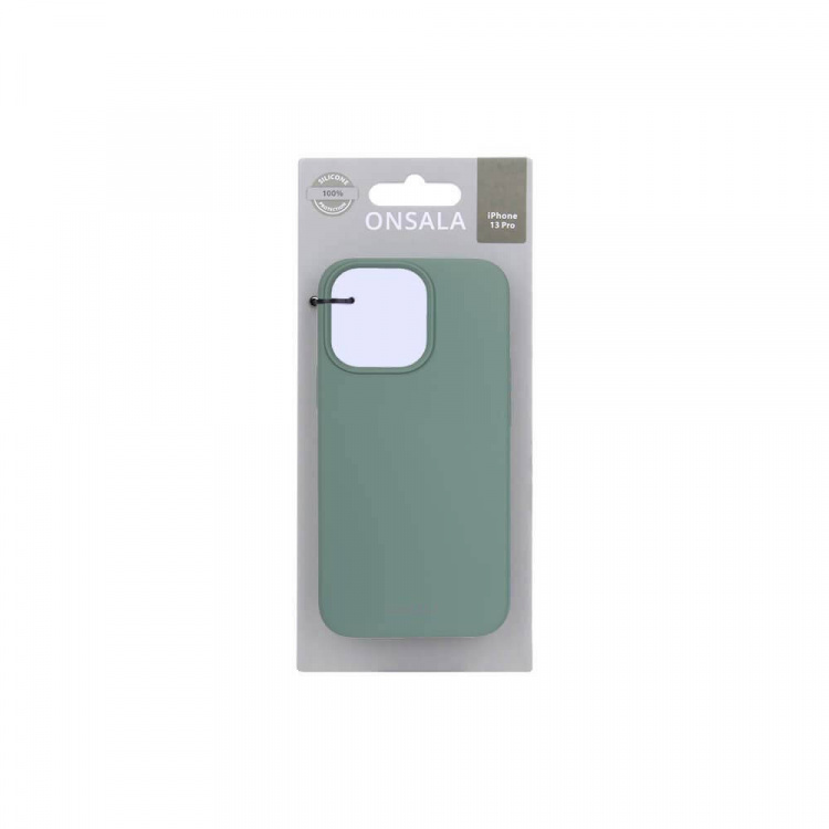 Onsala Phone Case Silicone Pine Green - iPhone 13 Pro Onsala Phone Case Silicone Pine Green - iPhone 13 Pro