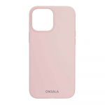 Onsala Phone Case Silicone Sand Pink - iPhone 13 Pro Max