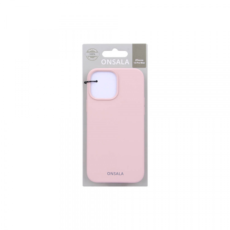 Onsala Phone Case Silicone Sand Pink - iPhone 13 Pro Max