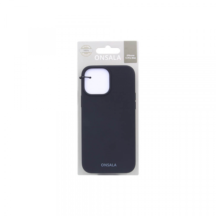 Onsala Phone Case Silicone Black - iPhone 13 Pro Max