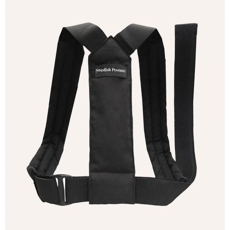 SWEDISH POSTURE Flexi Posture Brace Black One-Size