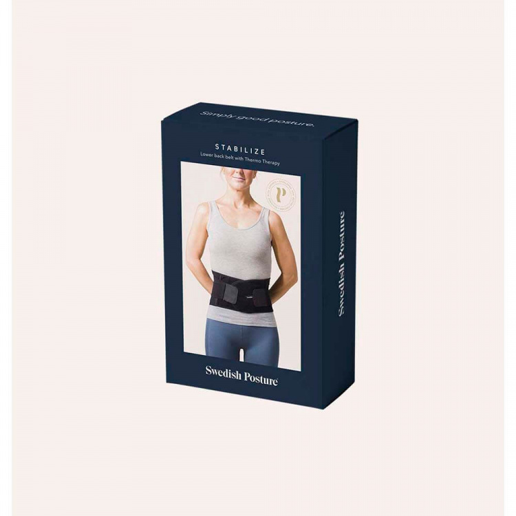 SWEDISH POSTURE Stabilize Lumbar Back Belt with Thermo pad L