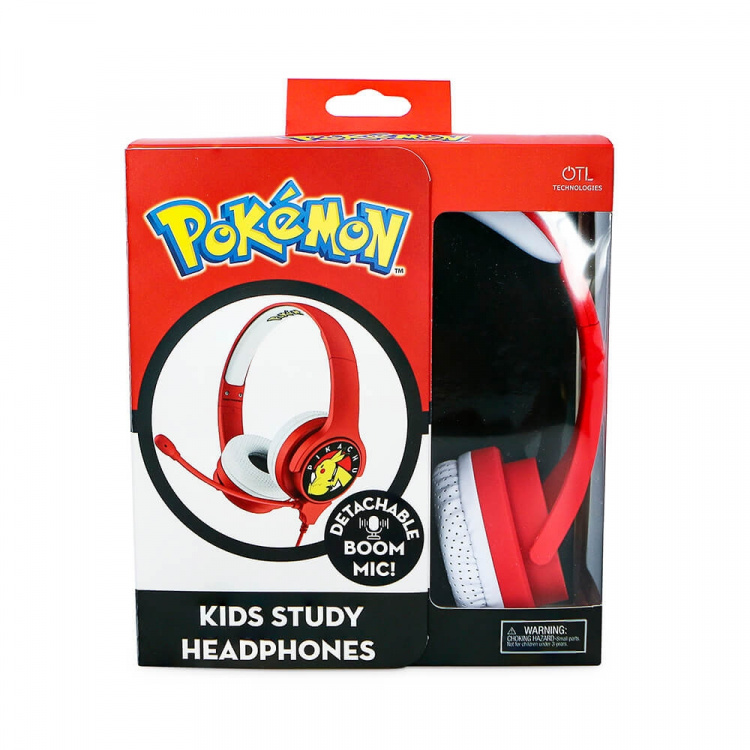 POKEMON Interactive Headphone/Headset On-Ear 85/94dB Boom Mic POKEMON Interactive Headphone/Headset On-Ear 85/94dB Boom Mic