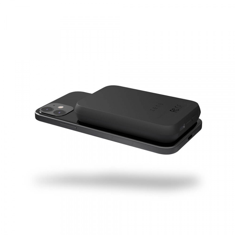 Zens Magnetic Qi Powerbank One Side 4000mAh Black