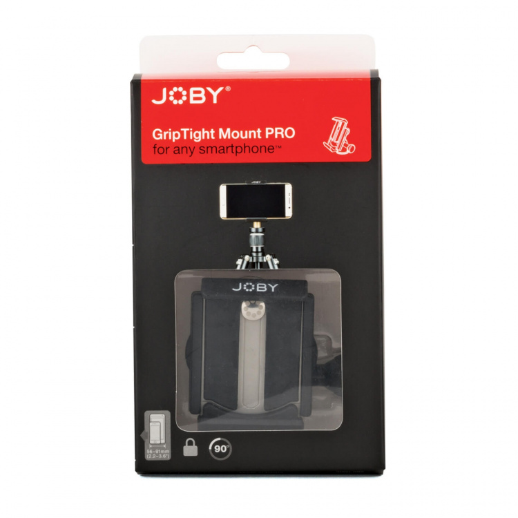 JOBY Tripod Mount Smartphone GripTight Pro Black JOBY Tripod Mount Smartphone GripTight Pro Black