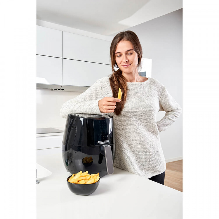 BLACK+DECKER Air Fryer Digital Control 3,5L Black BLACK+DECKER Air Fryer Digital Control 3,5L Black