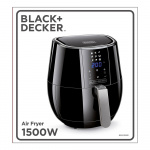 BLACK+DECKER Air Fryer Digital Control 3,5L Black BLACK+DECKER Air Fryer Digital Control 3,5L Black