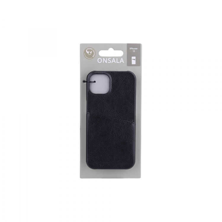 Onsala Mobile Cover Black with Cardpocket iPhone 13 Onsala Mobile Cover Black with Cardpocket iPhone 13