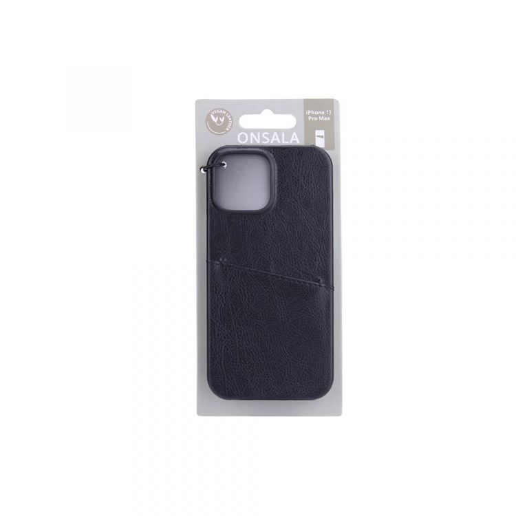 Onsala Mobile Cover Black with Cardpocket iPhone 13 Pro Max
