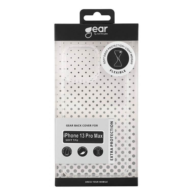 Gear Phone Case TPU Transparent - iPhone 13 Pro Max Gear Phone Case TPU Transparent - iPhone 13 Pro Max