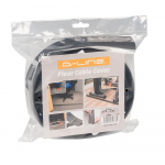 D-LINE Cable Trunking Floor PVC Black 1.8m