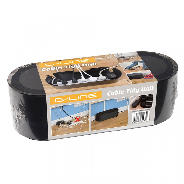 D-LINE Kabelbox Stor Svart
