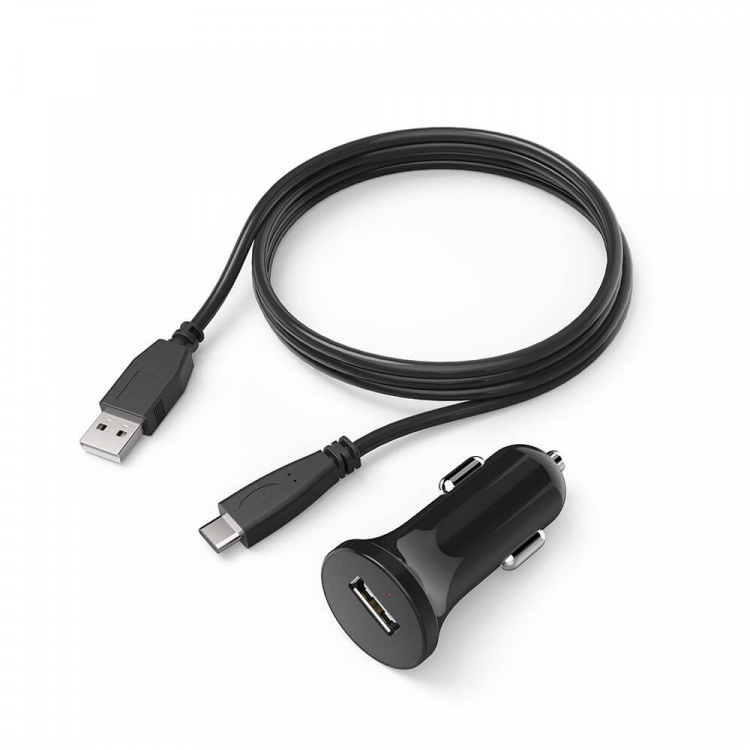 Hama Car Charger for Nintendo Switch/Switch Lite Black