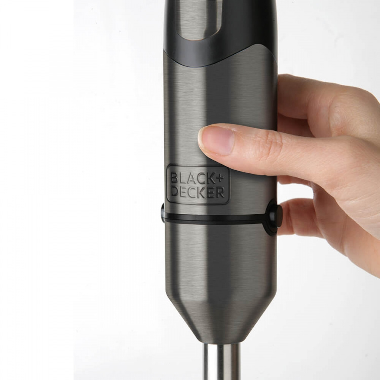 BLACK+DECKER Hand Blender 1000W Brushed Steel