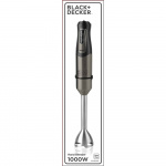 BLACK+DECKER Hand Blender 1000W Brushed Steel
