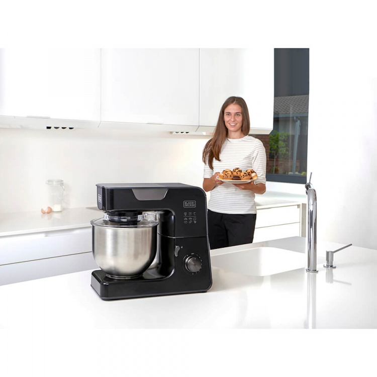 BLACK+DECKER Stand Mixer 1000W Black BLACK+DECKER Stand Mixer 1000W Black