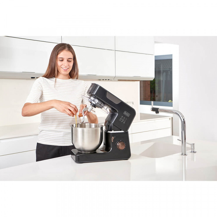 BLACK+DECKER Stand Mixer 1000W Black BLACK+DECKER Stand Mixer 1000W Black