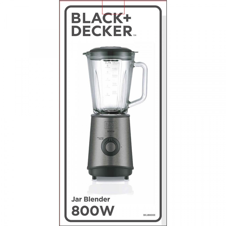 BLACK+DECKER Blender 800W Brushed Steel