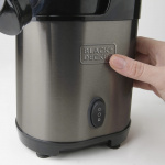 BLACK+DECKER Slow Juicer BXJE200E Brushed Stainless Steel BLACK+DECKER Slow Juicer BXJE200E Brushed Stainless Steel
