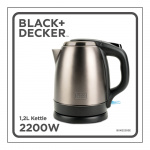 BLACK+DECKER Kettle 1,2L Brushed Steel