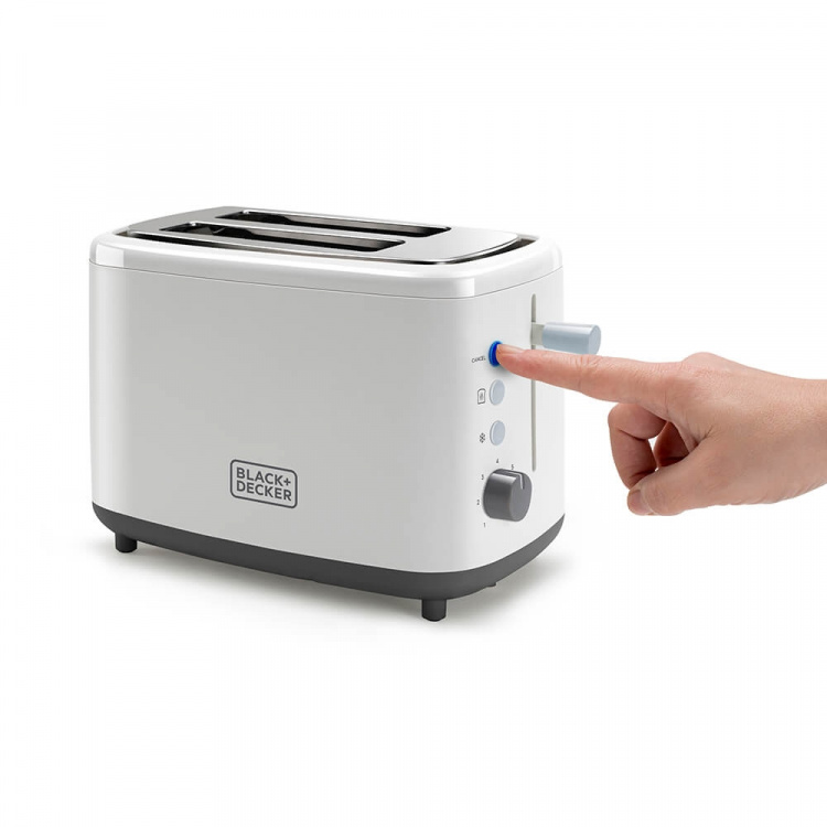 BLACK+DECKER Toaster 2-Slice White