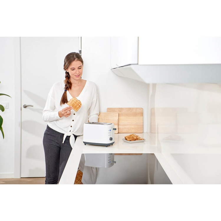 BLACK+DECKER Toaster 2-Slice White