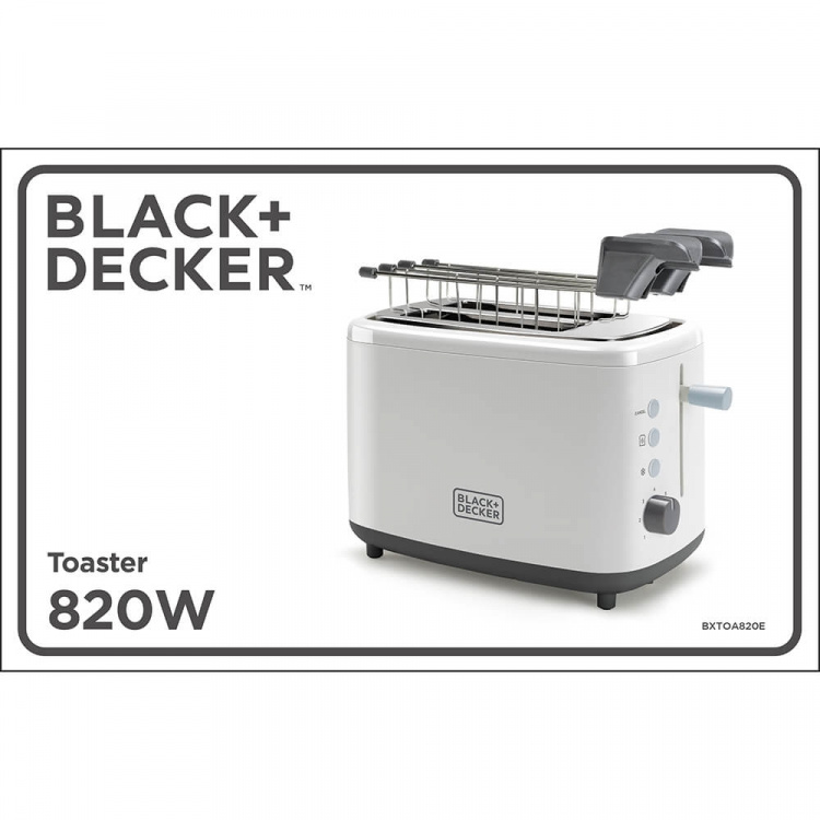 BLACK+DECKER Toaster 2-Slice White